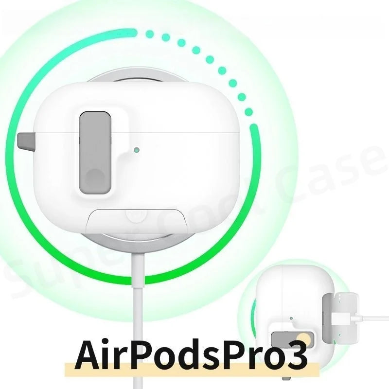 for AirPods Pro 3 Case Phone Holder Protective Cover For AirPods Pro 3rd Generation with Cleaner Kit Air pods Pro 3 Accessories
