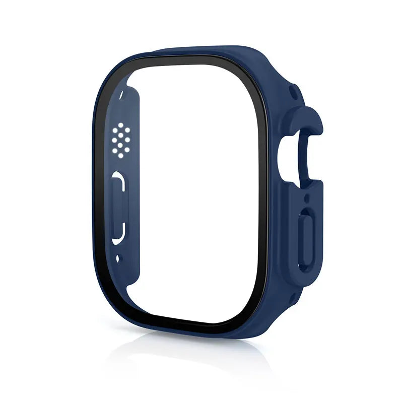Glass+case For Apple Watch Ultra 49mm strap smartwatch PC Bumper+Screen Protector Tempered Cover iwatch series band Accessories