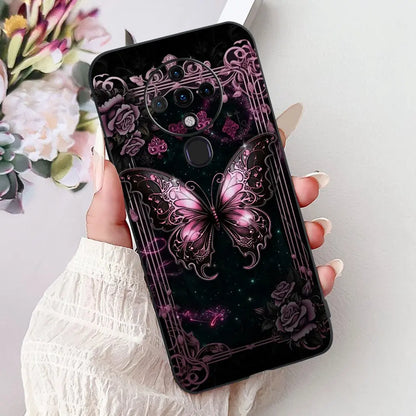6.8'' For Tecno Spark6 KE7 Back Cover For Techno Spark 6 Case Shockproof Luxury Cute Cartoon Funny Cool Silicone Bumper Funda