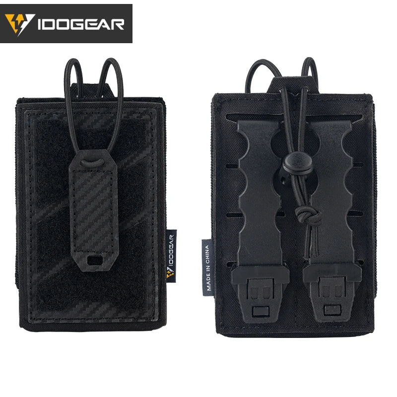 IDOGEAR TGS Tactical Phone Pouch 5.56 Mag Pouch Universal MOLLE Phone Case Camo 3588