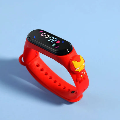 New Spiderman Kid's Watches Men Sport Wristband Bracelet Waterproof Children Digital Watch Boys LED Clock relogio montre