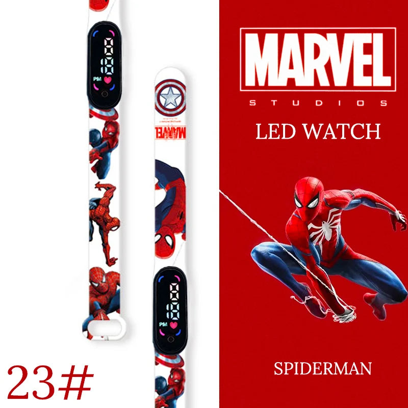 New Spiderman Kid's Watches Men Sport Wristband Bracelet Waterproof Children Digital Watch Boys LED Clock relogio montre