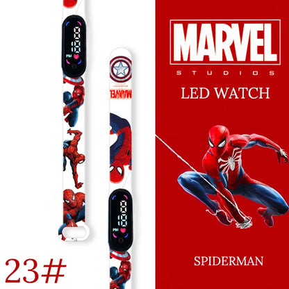 New Spiderman Kid's Watches Men Sport Wristband Bracelet Waterproof Children Digital Watch Boys LED Clock relogio montre