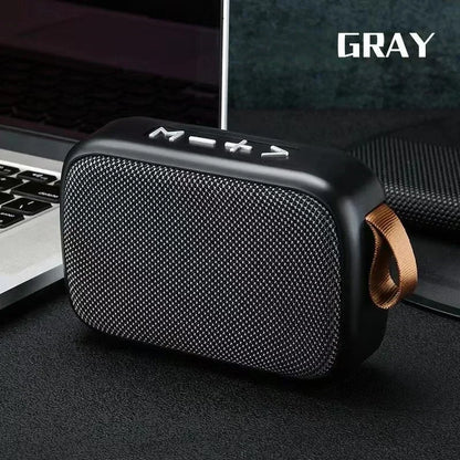Mini Fabric Speaker Portable Wireless Soundbar Bluetooth 5.0 Outdoor Indoor Sport HIFI Loudspeaker J Support TF Card FM L Radio