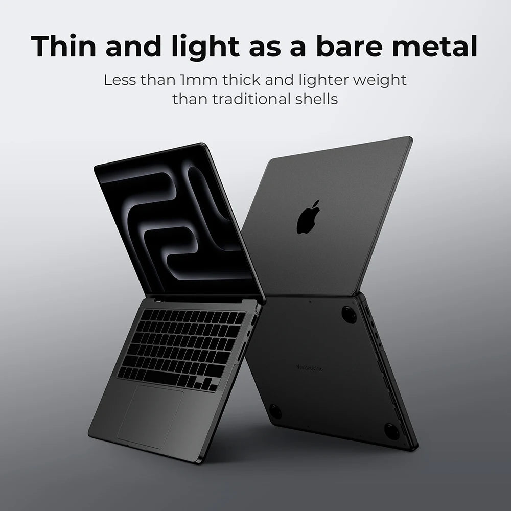 Laptop Case For MacBook Air 13 M5M4 M3 M2 2026-2022 Case For MacBook Pro 14/16 Inch M5 2026 Ultra Thin Shell Cover+Keyboard Skin