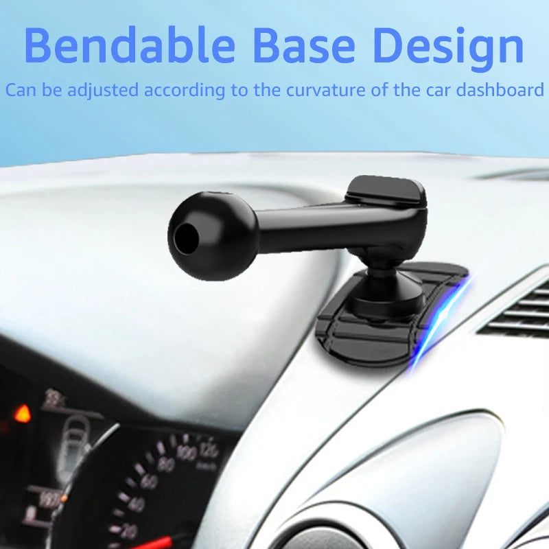 Car Cell Phone Holder Base 17mm Ball Head Base for Car Dashboard Phone Mount 360° Rotation  Car Phone Bracket Accessories