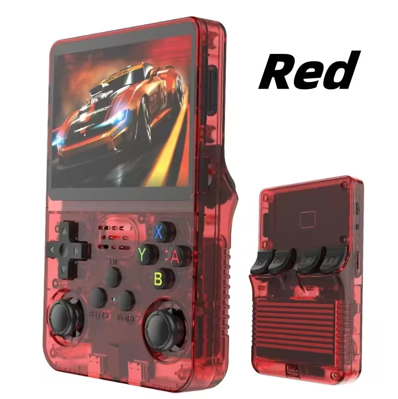 R36S Retro Handheld Video Game Console Linux System 3.5 Inch IPS Screen R35s Plus Portable Pocket Video Player 64GB 128GB