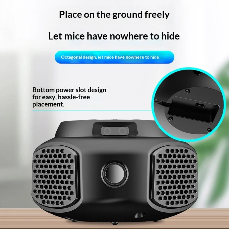 360° Ultrasonic Pest Repellent Device, Smart Electronic Mouse Mosquito Insect Repeller Indoor Home Rodent Control Tool