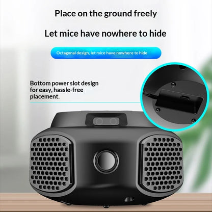 360° Ultrasonic Pest Repellent Device, Smart Electronic Mouse Mosquito Insect Repeller Indoor Home Rodent Control Tool