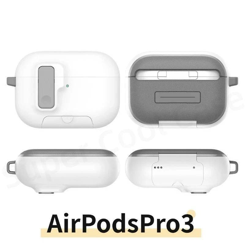 for AirPods Pro 3 Case Phone Holder Protective Cover For AirPods Pro 3rd Generation with Cleaner Kit Air pods Pro 3 Accessories