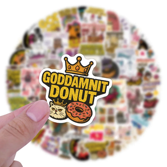 110PCS Dungeon Crawler Carl Stickers Graffiti Stickers DIY Diary Phone Case Handmade Scrapbook Aesthetic Stickers