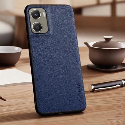 Case for Motorola Moto G57 G86 G06 G15 Power G56 G55 G45 G35 G05 E15 Faux Lychee Pebbled leather cover funda for Moto G06 case