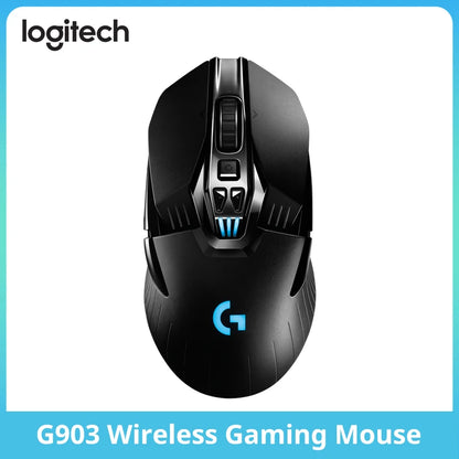 Logitech G903 LIGHT SPEED Wireless Gaming Mouse, Hero 25K Sensor, PowerPlay Compatible, Lightsync RGB, 25600 DPI