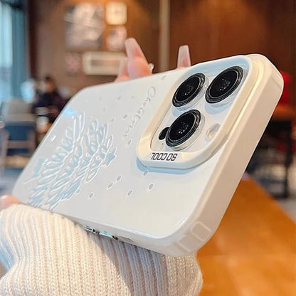 Wave Point Christmas Tree Drop Proof Matte Phone Case For iPhone 16 15 14 13 12 11 Pro Max XR XS MAX 7 8 PLUS MINI Acrylic Cover