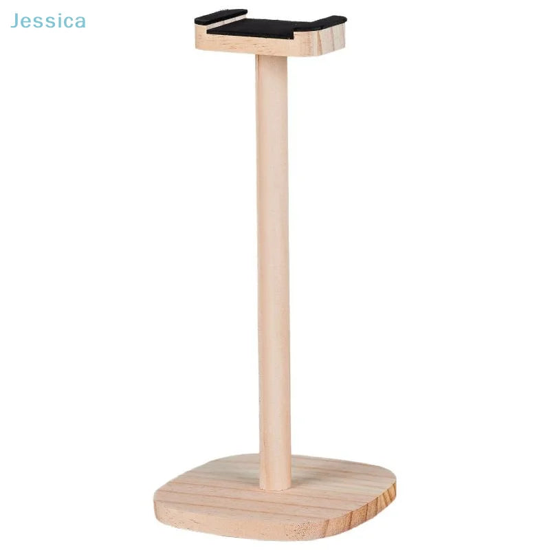 ♥Natural Wood Headphone Stand With Stable Base For Gaming/Over-Ear Headphones
