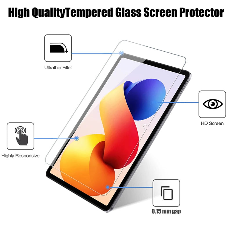 2PCS Tempered Glass Screen Protector for Xiaomi Redmi Pad 2 Pro 12.1 Tablet Accessories Film