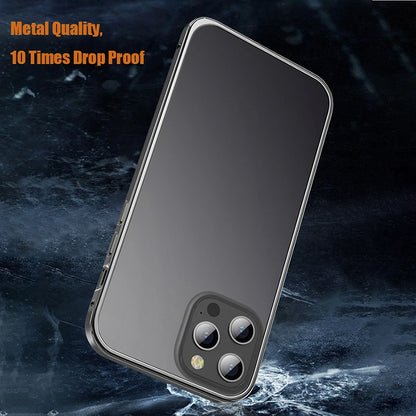 Aluminium Metal Bumper Frame Case For iPhone 17 16 15 14 13 12Pro Max Ultra Thin Luxury Light Alloy Protective Hard Back Bumpers