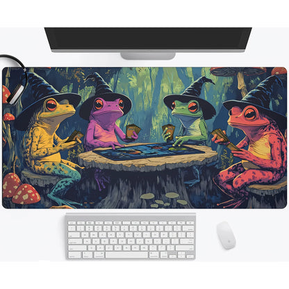 Magic playmat gathering gaming mats Frog Wizard theme anime desk mat Desk accessories 35X60cm mouse mat Raccoon tapete magic mtg