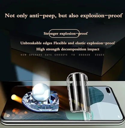 3Pcs Privacy Hydrogel Film For Redmi Note 14 Pro Plus 5G 14S 13 12 12S 11S 10S 10T Screen Protector Without Fingerprint Unlock