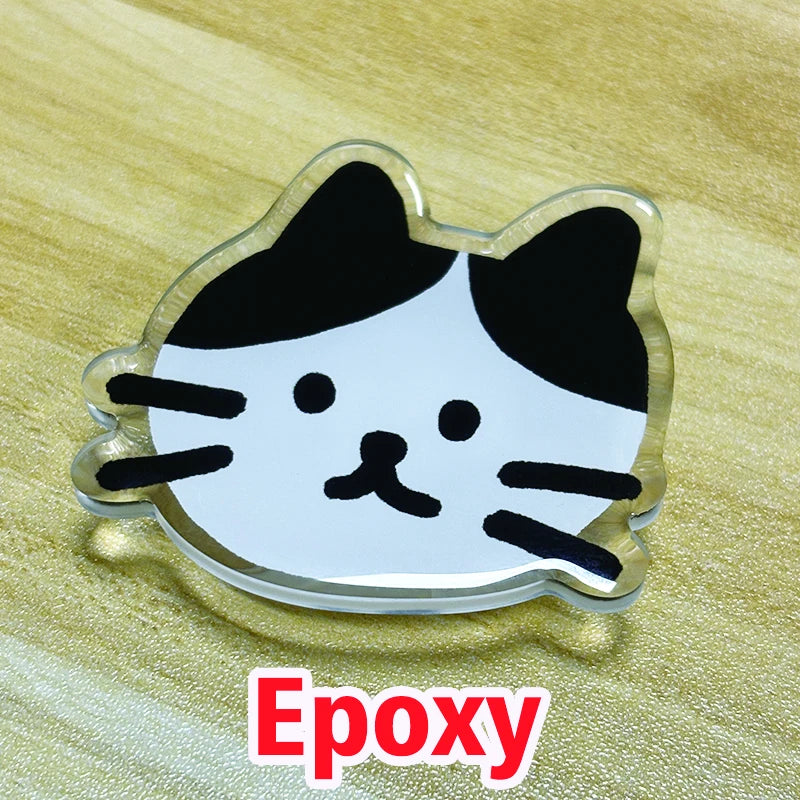 Customized Magnetic Acrylic Phone Grip Cartoon Anime Mobile Phone Holder Stand Custom Magnetic Cell Phone Socket With Your Photo
