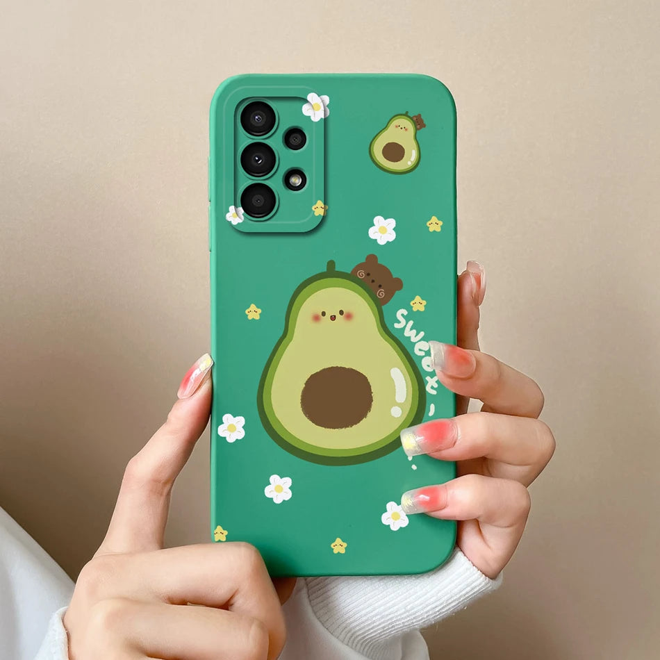 Case For Samsung Galaxy A13 A 13 4G 5G New Design Soft Liquid Silicone Full Coverage Back Cover Anti Slip Shockproof Bumper Capa