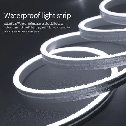 USB Neon Strip Light Smart Touch Sensor Swtich Dimmable Flexible Ribbon Waterproof Rope Tube Lamp Tape DIY Home Party Decoration