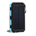 Solar Power Bank 200000mAh Waterproof Portable Solar Panel Powerbank External Battery Charger Powerbank with LED Camping Light