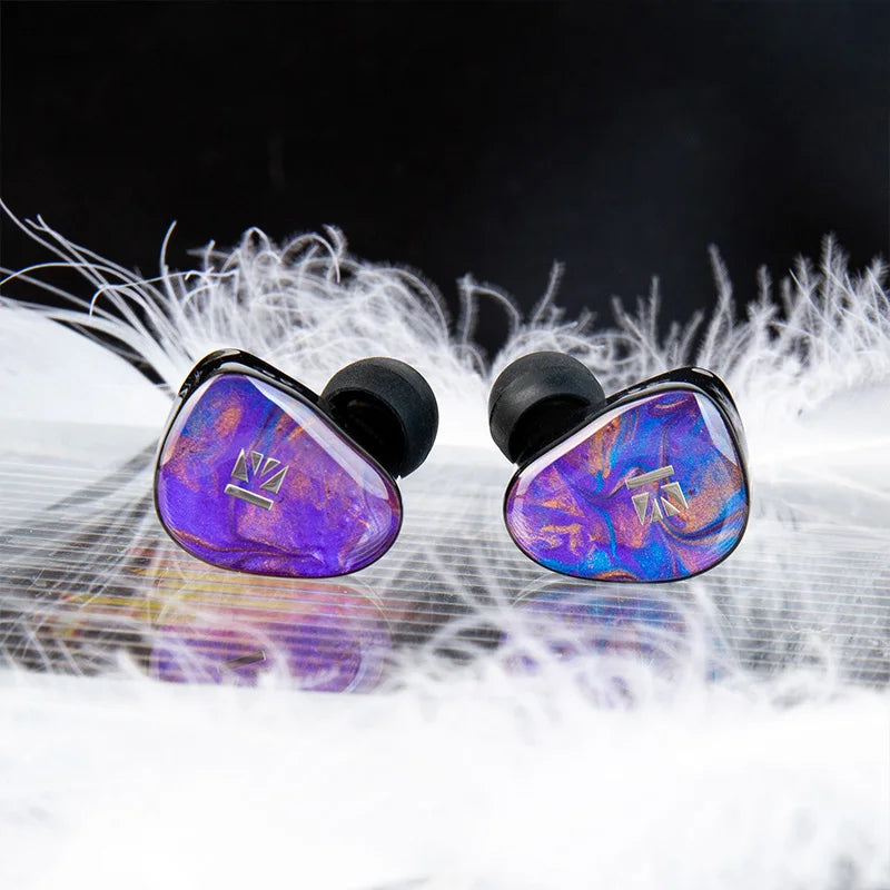 KBEAR KB02 In-Ear Bone Conduction Hybrid Earphones HiFi Bass Monitor Wired Headphones With Replaceable IEM Cable Gaming Headsets