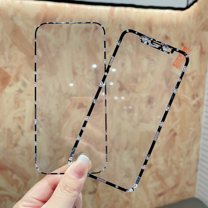 Sanrio Hello Kitty Tempered Glass for iPhone 17 16 15 14 13 12 11 Pro Max Screen Protector for 14plus 15plus Protective Film