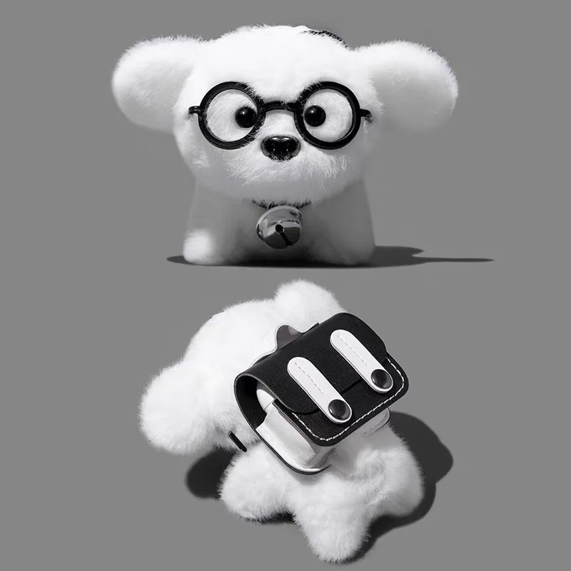 For AirPods 4 3 2 1 Pro 2 Earphone Case 3D Cartoon Plush Bear Capybara Headphone Box Stuffed Toy Backpack Cover