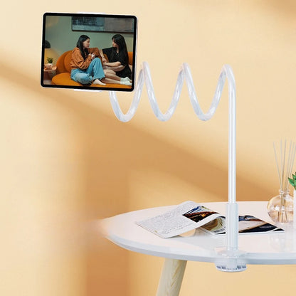 Ultra Stable 18MM Thick Gooseneck Phone Holder 360° Adjustable Tablet Mount Universal Lazy Stand for Devices Bed Desk Office