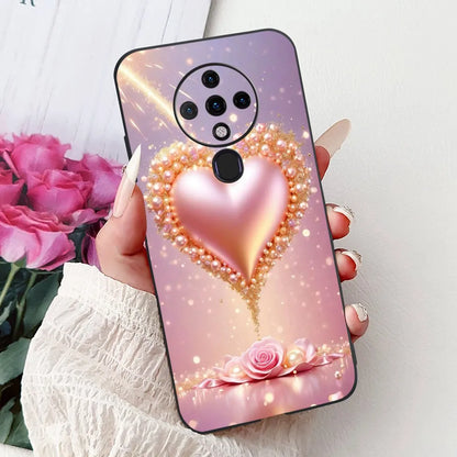 6.8'' For Tecno Spark6 KE7 Back Cover For Techno Spark 6 Case Shockproof Luxury Cute Cartoon Funny Cool Silicone Bumper Funda