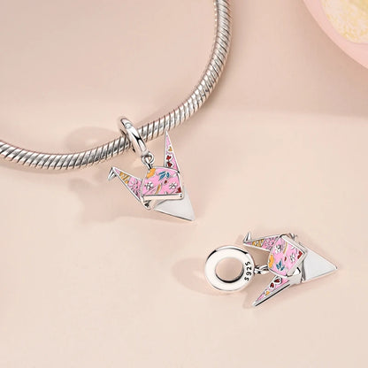 New IN 925 Sterling Silver Charms Beads Headphones Snail Fox Rose Pendant Jewelry Fit Original Bracelet For Women DIY Gift