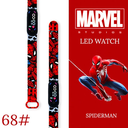 New Spiderman Kid's Watches Men Sport Wristband Bracelet Waterproof Children Digital Watch Boys LED Clock relogio montre