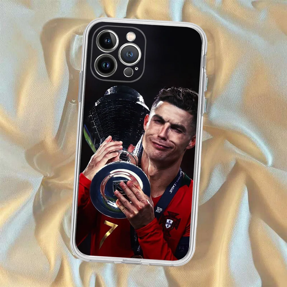 FOOTBALL Cr7 R-Ronaldo Phone Case For IPhone 16 15 8 7 6 6S Plus X SE XR XS 14 11 12 13 Mini Pro Max Mobile Case