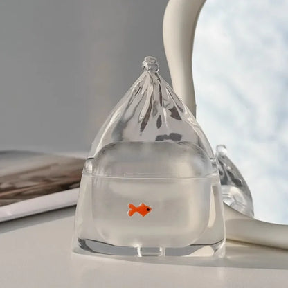Transparent Liquid Silicone Cute Fish Anti Drop Wireless Bluetooth Earphone Case for Airpods Pro 2/Pro/4/3 Fashion Earphone Case