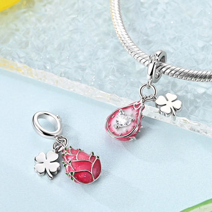 New IN 925 Sterling Silver Charms Beads Headphones Snail Fox Rose Pendant Jewelry Fit Original Bracelet For Women DIY Gift