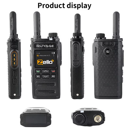 Ruyage RY65 Zello Push-to-Talk 4G LTE Long Range PoC Radio
