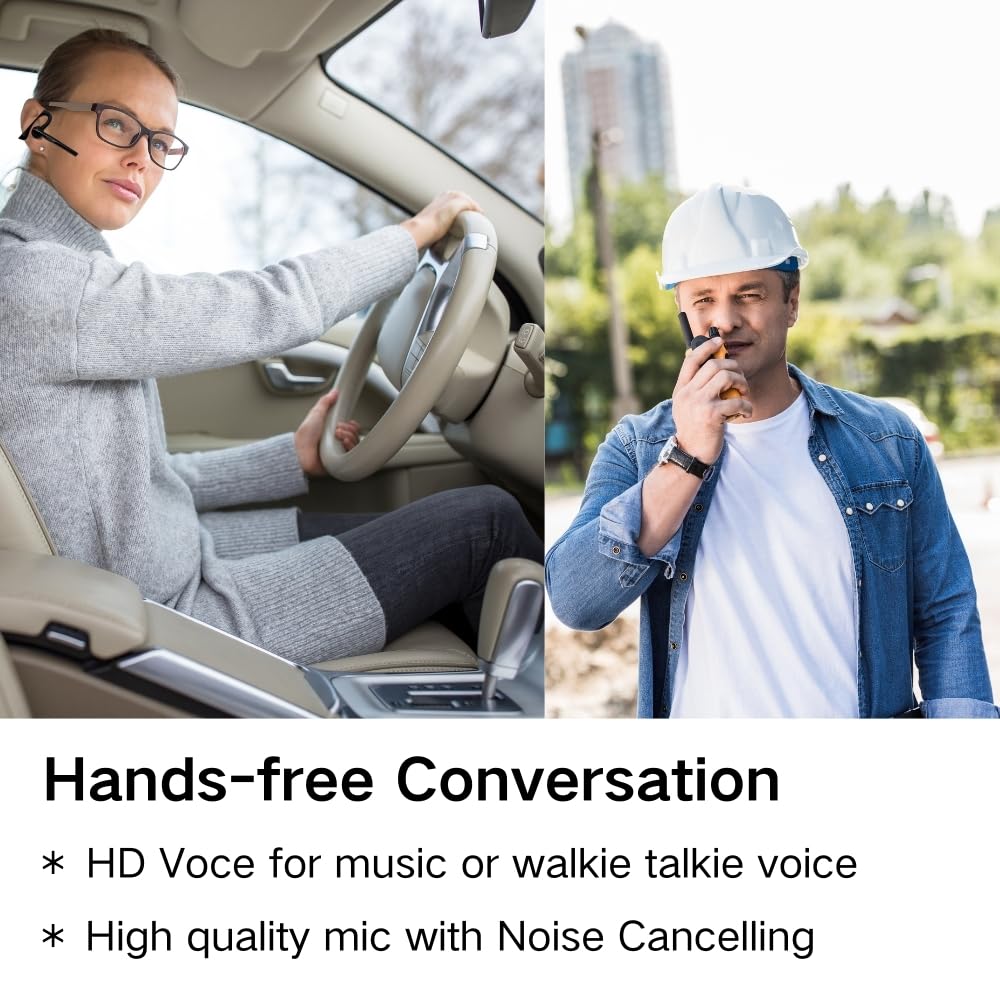 Ruyage Bluetooth PTT Headset for Analog Two Way Radio