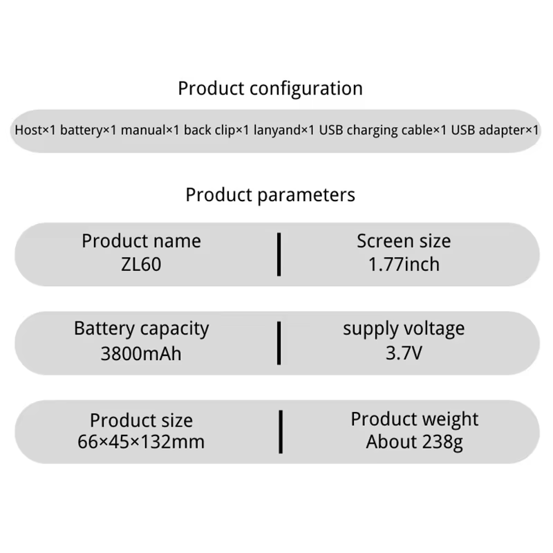 Ruyage ZL60 Zello Push-to-Talk 4G LTE Long Range PoC Radio