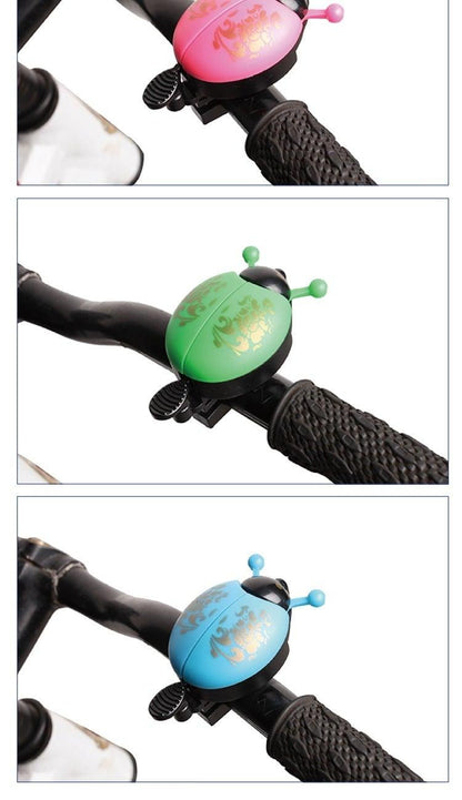 Bike Bells Alarm Horn Bicycle Ladybug Bell Ladybird Alarm Bell Ring Horns Bike Metal Handlebar Horn Cycling Safety Accessories Ladybug Cycling Ride Bike Ring Bell Bike Bells Suitable For Folding Bike Bicycle Horn Loud Sound