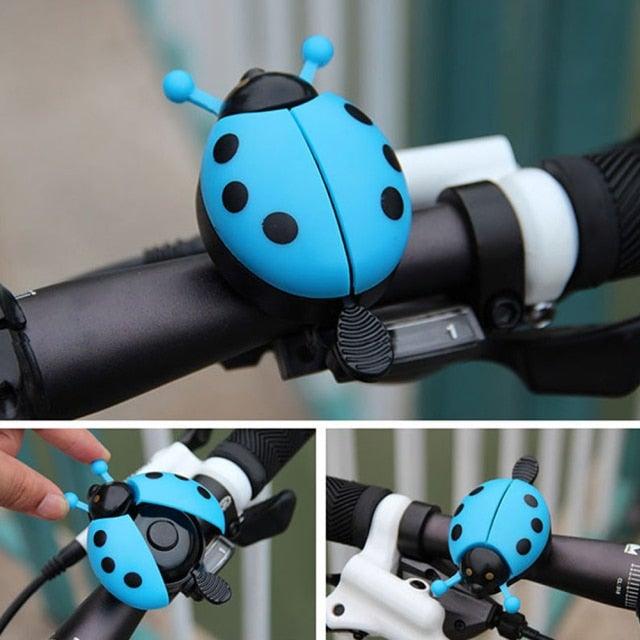Cute Mini Lovely Beetle Cartoon Ring Bicycle Bell Ring Aluminum Alloy Bike Bell For Cycling Bike Bell Ride Horn Alarm Kid Funny Ladybug Cycling Ride Bike Ring Bell Bike Bells Suitable For Folding Bike Bicycle Horn Loud Sound
