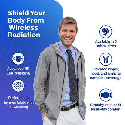 EMF Radiation Protection Hooded Jacket
