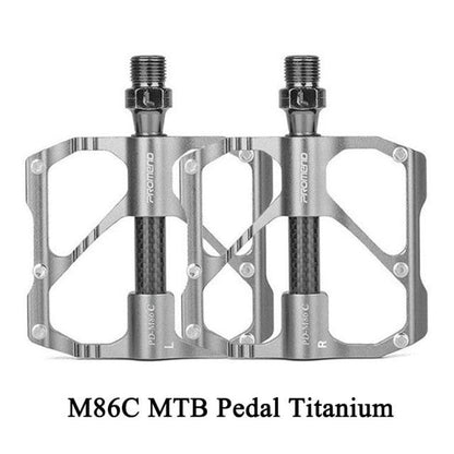 New  Road Bike Pedal Non-Slip Ultra-Light Aluminum 3 Ball Bearing Cycling Pedals Mountain Bike Pedals Pedals Aluminum Bicycle Flat Platform Pedals Lightweight Non-Slip Sealed Bearing For Road Mountain