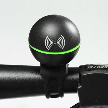 Round Modern Bicycle Bell Electric Bike Horn Loud 130db Sound Signal 3 Ringtones Little Black Ball Water Proof Accessories 3 Sound Modes Loud Horn Waterproof Bicycle Bell For Handlebar Bicycle Horn