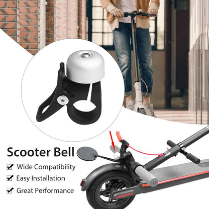 Scooter Bell Horn Aluminum Alloy Bell For Electric Scooter Loud Siren Kid Bike Scooter Bells Cycling Accessories Alloy Bike Bell Classic Bicycle Bell Loud Sound Bike Ring For Road Bike Mountain Bike City Bike